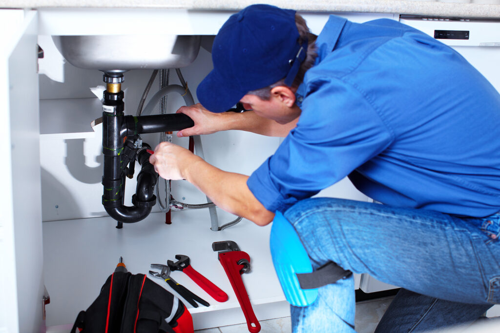 Licensed plumber and HVAC technician providing service in La Habra California home